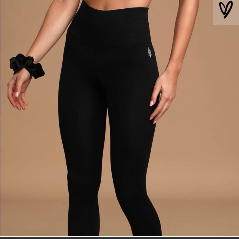 Free People Good Karma Legging Athletic Black